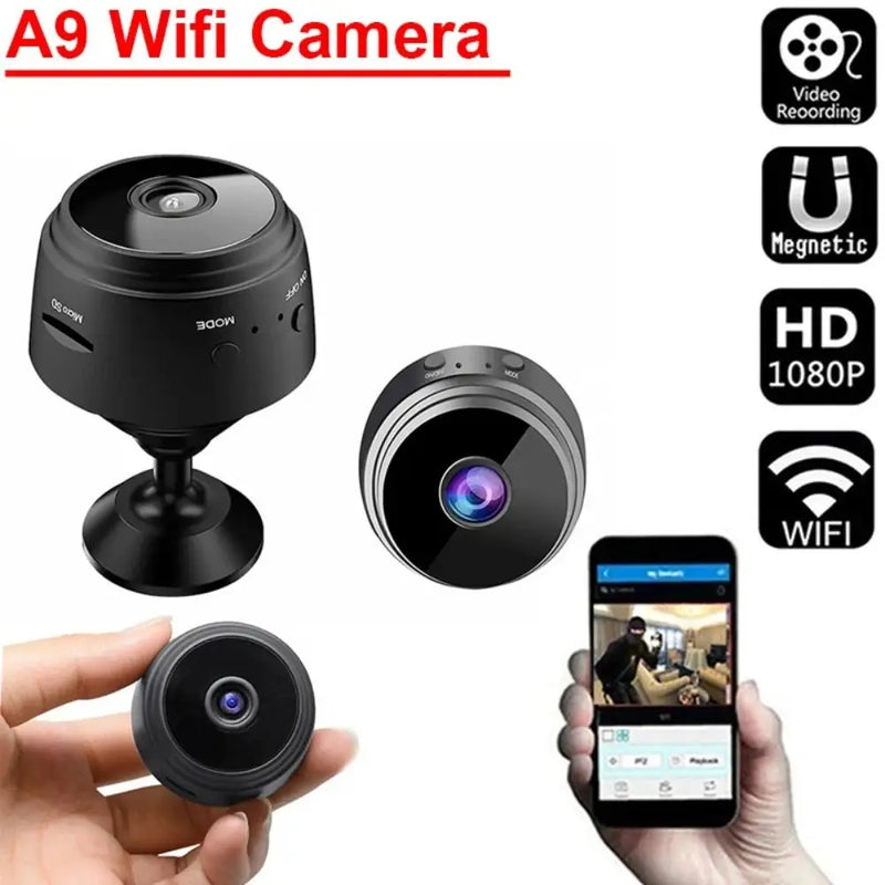 1080P A9 Mini Camera WiFi Sem fio Segurança e Proteção Casa